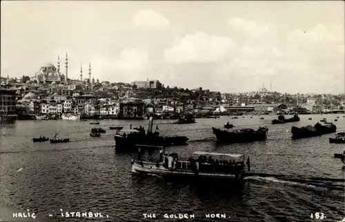 Ak Konstantinopel Istanbul Türkei, The Golden Horn