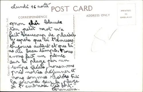 Ak Saint Peter Port Guernsey Kanalinseln, view from the Sea