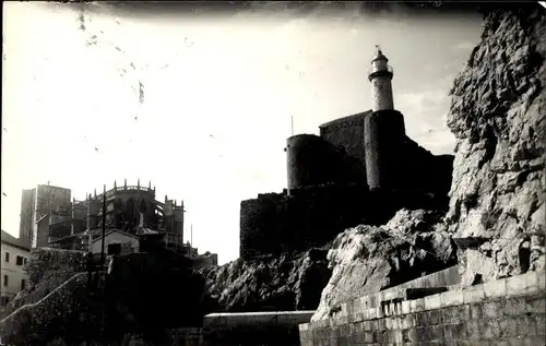 Ak Castro Urdiales Kantabrien Spanien, Conjunto monumental