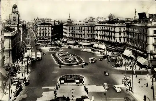 Ak Madrid Spanien, Puerta del Sol