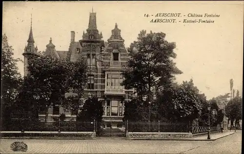 Ak Aerschot Aarschot Flandern Flämisch Brabant, Kasteel Fontaine