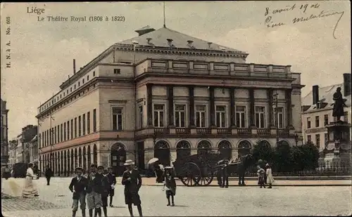 Ak Liège Lüttich Wallonien, Le Theatre Royal