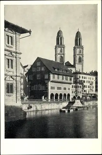 Ak Zürich Stadt Schweiz, Haus zum Rüden