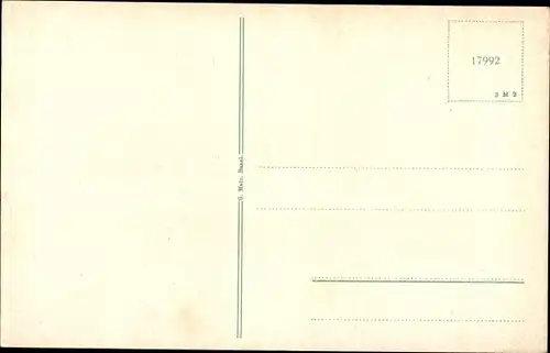 Ak Basel Bâle Stadt Schweiz, Rathaushof, Seitenfassade