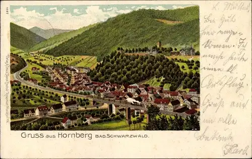 Litho Hornberg im Schwarzwald, Gesamtansicht