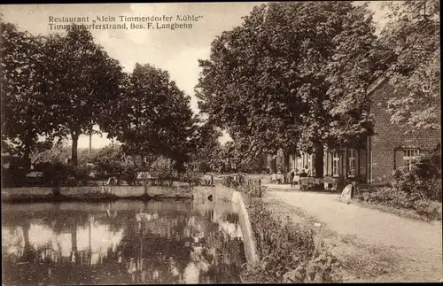 Ak Klein Timmendorf Timmendorfer Strand in Ostholstein, Restaurant Klein Timmendorfer Mühle