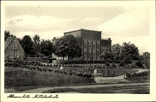 Ak Ahrensbök in Ostholstein, Mittelschule