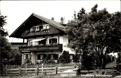 Foto Ak Bayern ? Landhaus Schönberger