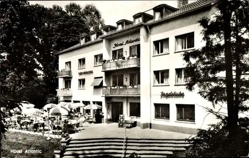Ak Bad Orb in Hessen, Hotel Atlantic, Jagdstube, Terrasse