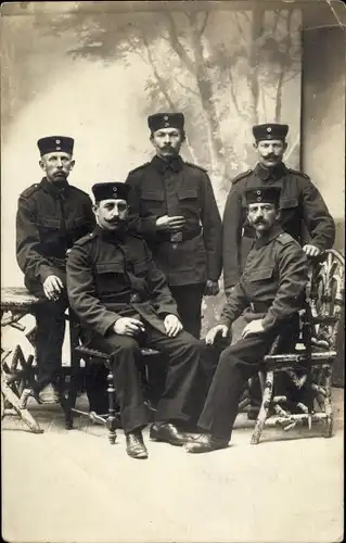 Ak Münsingen in Württemberg, Truppenübungsplatz, Gebrüder Schmid, Gruppenbild