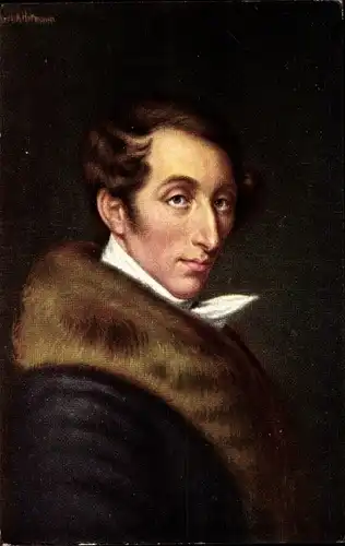Künstler Ak Komponist Carl Maria von Weber, 1786 bis 1826