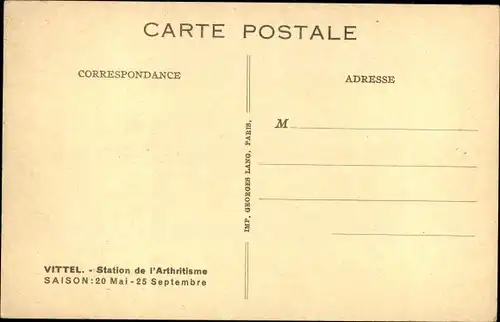 Ak Vittel Lothringen Vosges, Le Polo