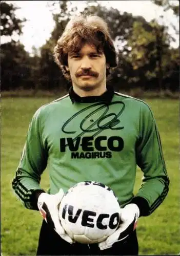 Sammelbild Fußballspieler Manfred Müller, Bayern München