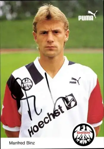 Sammelbild Fußballspieler Manfred Binz, Eintracht Frankfurt