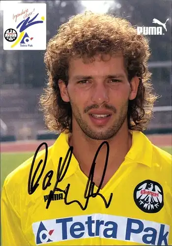 Sammelbild Fußballspieler Ralf Weber, Eintracht Frankfurt