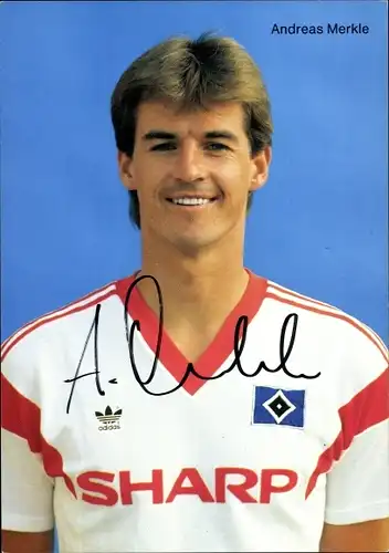 Sammelbild Fußballspieler Andreas Merkle, Hamburger SV