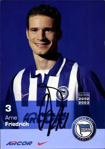 Sammelbild Fußballspieler Arne Friedrich, Hertha BSC