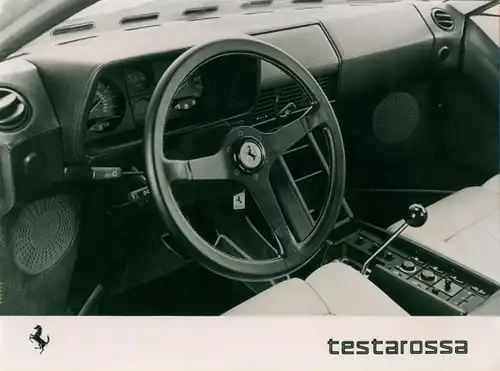 Foto Ferrari Testarossa, Innenansicht, Auto