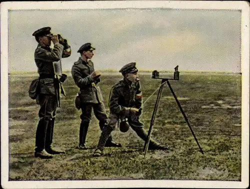 Sammelbild Der Weltkrieg 1914/18, In der Heimat Nr. 225, Jugendwehr bei der Ausbildung