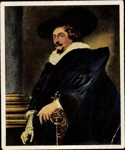 Sammelbild Die Großen der Weltgeschichte Gruppe 2 Nr. 43 Maler Peter Paul Rubens