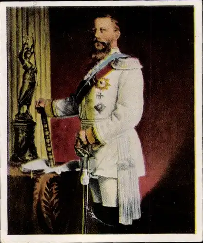 Sammelbild Die Großen der Weltgeschichte Gruppe 7 Nr. 175, Kaiser Friedrich III