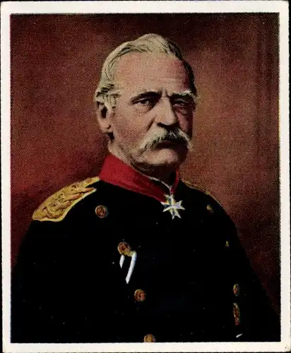 Sammelbild Die Großen der Weltgeschichte Gruppe 7 Nr. 174, Kriegsminister Graf Roon