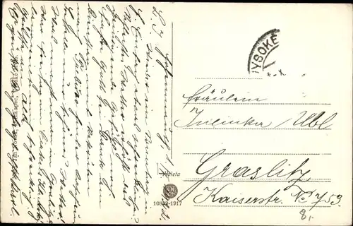 Ak Vysoké Mýto Hohenmaut Hohenmauth Region Pardubice, Zizkova ulice