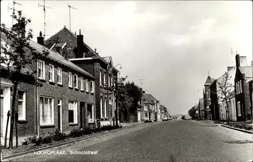 Ak Hoofdplaat Zeeland, Schoolstraat