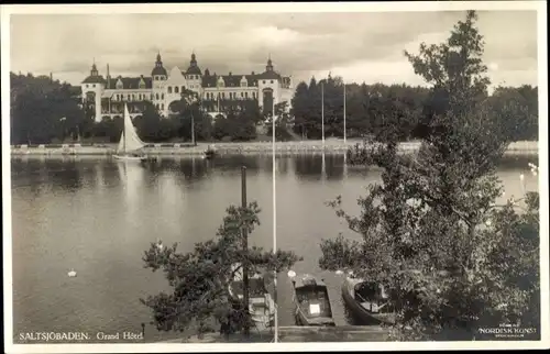 Ak Saltsjöbaden Schweden, Grand Hotel