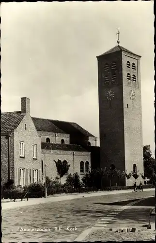 Ak Ammerzoden Gelderland Niederlande, R. K. Kerk