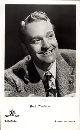 Ak Schauspieler und Komiker Red Skelton, Portrait