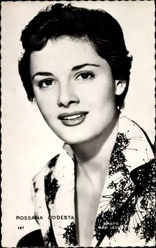 Ak Schauspielerin Rossana Podesta, Portrait