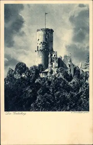 Ak Bad Godesberg Bonn am Rhein, Die Godesburg