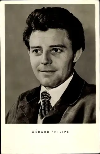 Ak Schauspieler Gerard Philippe, Portrait