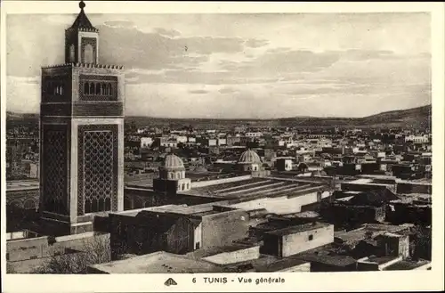 Ak Tunis Tunesien, Gesamtansicht