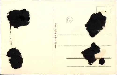 Ak Radeberg in Sachsen, Teichpartie a. d. Hüttermühle, Junge in Ruderboot