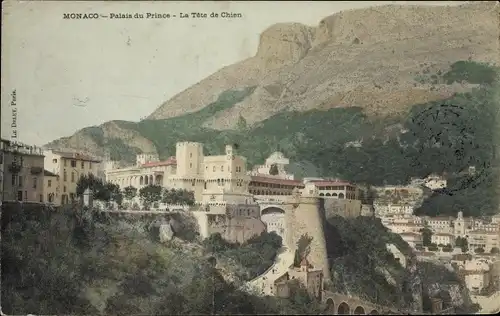 Ak Monaco, Palais du Prince, La Tete de Chien