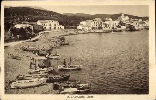 Ak Cadaqués Katalonien, Llane