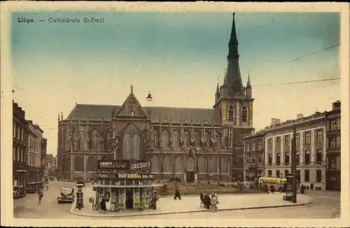 Ak Liège Lüttich Wallonien, Cathedrale St Paul