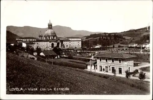 Ak Loyola Baskenland Spanien, Vista con la Estacion