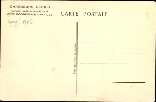 Ak Brazzaville Französisch Kongo, Decoration d'une case indigene