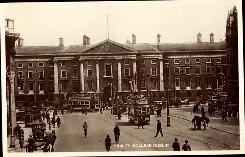 Ak Dublin Irland, Trinity College