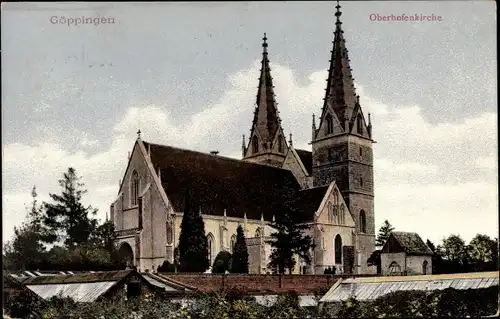 Ak Göppingen in Württemberg, Oberhofenkirche