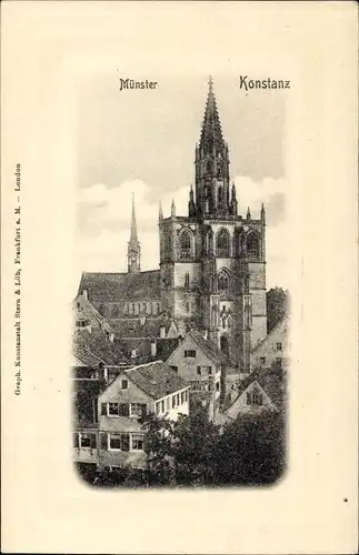 Ak Konstanz am Bodensee, Münster