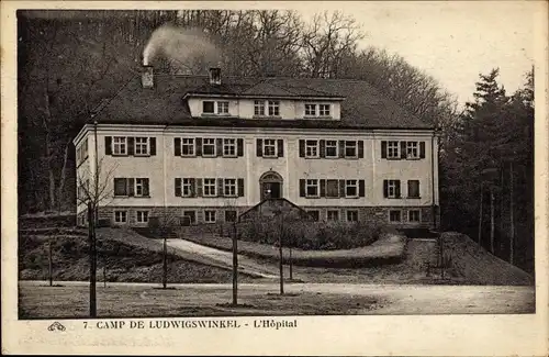 Ak Ludwigswinkel in der Pfalz, Camp, L'Hopital