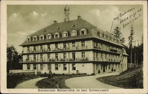 Ak Bühlerhöhe Bühl in Baden, Sanatorium