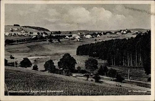 Ak Kappel Lenzkirch Bad. Schwarzwald, Gesamtansicht des Ortes