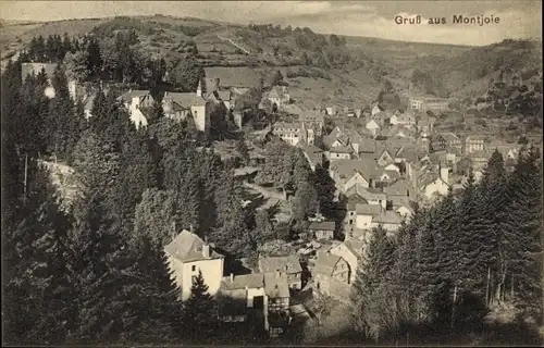 Ak Monschau Montjoie in der Eifel, Panorama