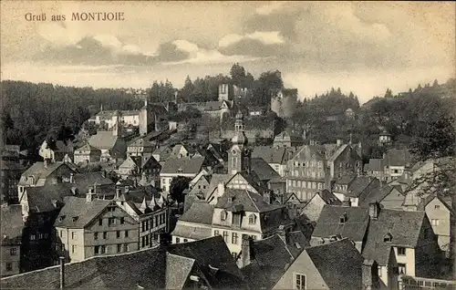Ak Monschau Montjoie in der Eifel, Panorama
