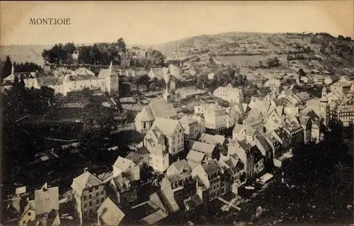 Ak Monschau Montjoie in der Eifel, Panorama